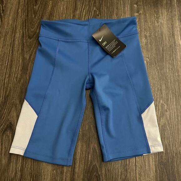 Nike Dri-Fit Dry TIGHT FIT Collant Biker Shorts Girl's Youth size M - Picture 1 of 6